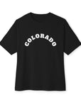 Colorado - Women's Oversized Boxy Tee Black T-Shirt