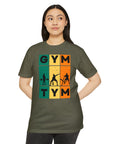 T-Shirt - GYM TYM, Hit the Gym and Meet Your Goals T-Shirt