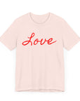 Love Women's Tee Shirt Soft Pink T-Shirt