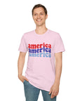 AMERICA AMERICA Women's Softstyle T-Shirt