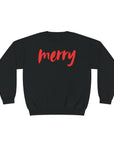 Merry Unisex Sweatshirt Black Sweatshirt