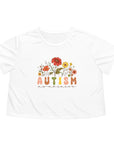 Autism Awareness - Women's Cropped Tee White T-Shirt