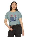 4th OF JULY Women's Festival Crop Top T-Shirt