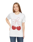 Funny Valentine Bow Women's Graphic Tee T-Shirt