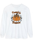 Pumpkin Season - Women's Long Sleeve T-Shirt White Long-sleeve