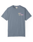 Gray t-shirt with 'Salty Vibes' text and graphic on a white background