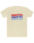 America America - Men's Tee Solid Natural T-Shirt