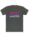 America America - Men's Tee Solid Heavy Metal T-Shirt