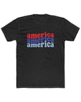 America America - Men's Tee Solid Black T-Shirt
