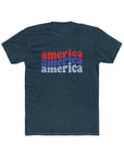 America America - Men's Tee Solid Midnight Navy T-Shirt