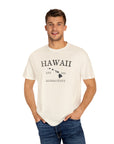 Retro Hawaii Garment-Dyed T-Shirt - Casual, Beach Vibes, Perfect for Travelers T-Shirt