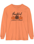 Thankful Grateful Blessed -Unisex Long Sleeve T-Shirt Melon Long-sleeve
