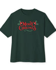 Oversized Christmas Graphic Boxy Tee Forest T-Shirt