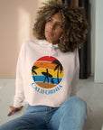 California - Women's Crop Hoodie Hoodie
