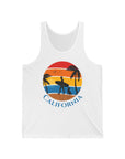 California Surfer with Dog Tank Top