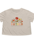 Autism Awareness - Women's Cropped Tee Heather Dust T-Shirt