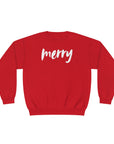 Merry Unisex Sweatshirt True Red Sweatshirt