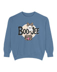 Boo-Jee Ghost Sweatshirt: Fun Halloween Unisex Graphic Sweatshirt for Cozy Fall Vibes