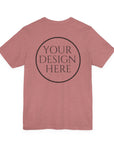 Custom Bella + Canvas 3001 Jersey Tee – Personalized Modern Style & Comfort