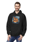 Spooky Graveyard Hoodie, Halloween Apparel, Unisex Fleece, Cozy Fall Fashion, Ghost Theme, Rest in Pieces Design
