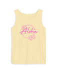 Aloha Floral Garment-Dyed Tank Top – Tropical Comfort & Style Butter Tank Top