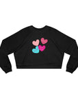 Cozy Cropped Fleece Pullover – Women’s Stylish & Soft Sweatshirt Black Sweatshirt