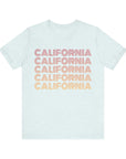 California - Men's Jersey Tee Heather Ice Blue T-Shirt