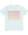 California - Women's Jersey Tee Heather Ice Blue T-Shirt