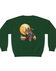 Haunted House - Unisex Crewneck Sweatshirt Forest Green Sweatshirt