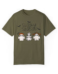 Spooky Season - Unisex Garment-Dyed T-shirt Sage T-Shirt