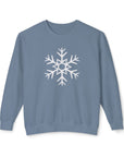 Snowflake Crewneck Sweatshirt — Comfy Winter Soft and Warm Pullover