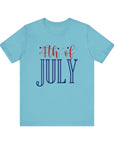 4TH OF JULY Women's Tee Turquoise T-Shirt