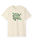 St. Patrick’s Day "Not Lucky, Just Blessed" Ultra Cotton Tee – Women's Short Sleeve T-Shirt Natural T-Shirt