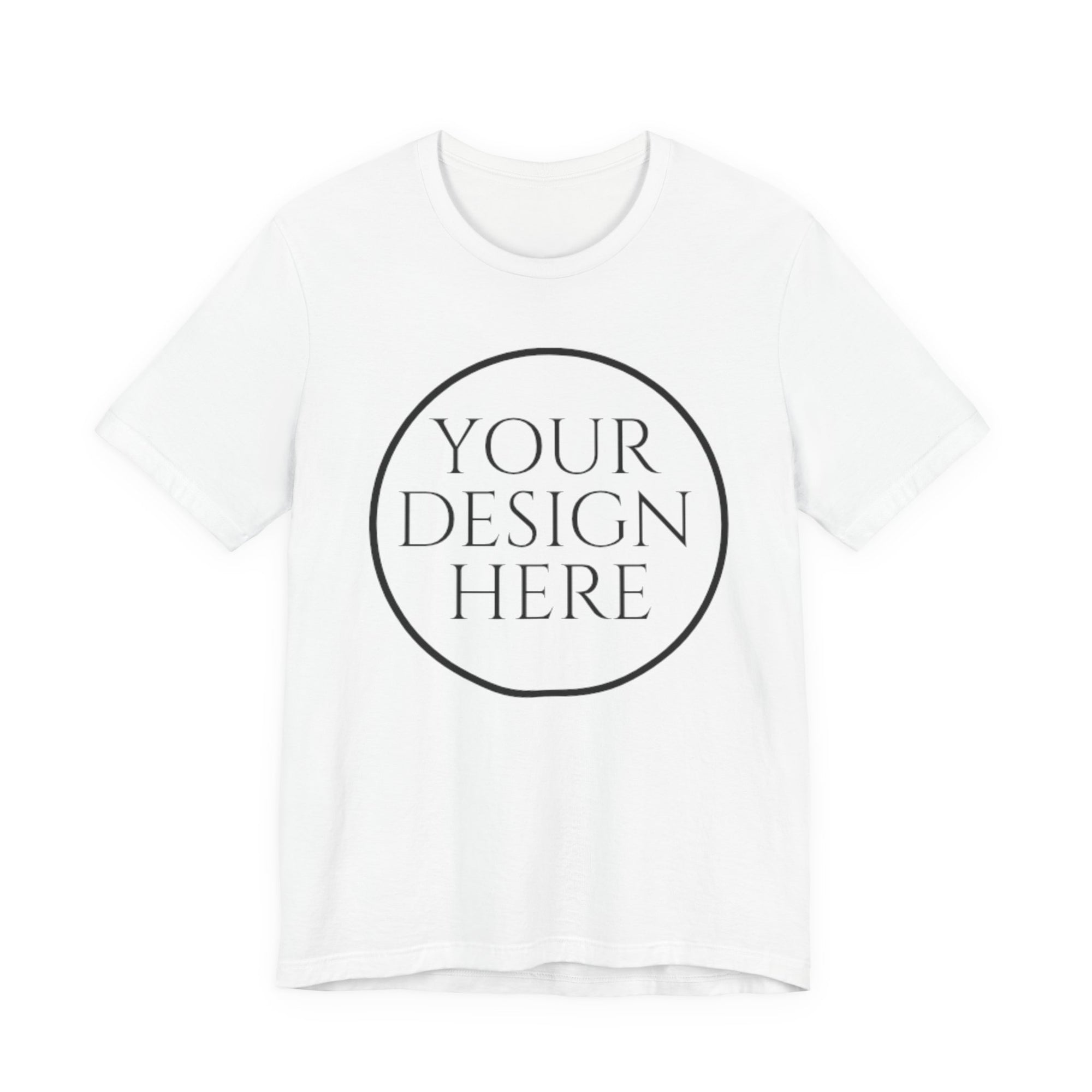 Custom Bella + Canvas 3001 Jersey Tee – Personalized Modern Style & Comfort