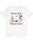 Fur-ight Night Howliday Spirit - Unisex Tee White T-Shirt