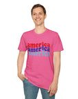 AMERICA AMERICA Women's Softstyle T-Shirt