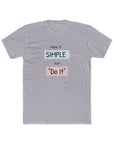 MAKE IT SIMPLE, "Do It" Women's Crew Tee Shirt Heather Grey T-Shirt