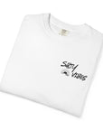 White t-shirt with 'Faith & Fairways Golf Co' text on a white background