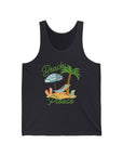 Beach Please Jersey Tank – Summer Vibes, Vacation Essential, Gift for Beach Lovers Dark Grey Tank Top