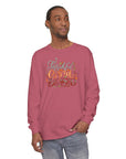 Thankful Grateful Blessed - Unisex Garment-dyed Long Sleeve T-Shirt Long-sleeve