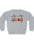 Halloween Coffee Time - Unisex Crewneck Sweatshirt Athletic Heather Sweatshirt