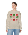 Christmas Bows Sweatshirt Sweatshirt
