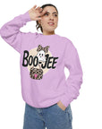 Boo-Jee Ghost Sweatshirt: Fun Halloween Unisex Graphic Sweatshirt for Cozy Fall Vibes