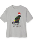 Christmas Meowly Oversized Tee - Furbaby Lover Tee Shirt Athletic Heather T-Shirt