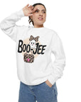 Boo-Jee Ghost Sweatshirt: Fun Halloween Unisex Graphic Sweatshirt for Cozy Fall Vibes