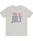 4th of July - Men's Tee Shirt Silver T-Shirt