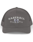 Baseball Mama Trucker Cap - Sporty Mama Snapback Charcoal One size Hats