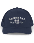 Baseball Mama Trucker Cap - Sporty Mama Snapback Navy One size Hats