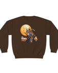 Haunted House - Unisex Crewneck Sweatshirt Chocolate Sweatshirt