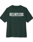 Relentless Determination Boxy Tee - Make It Happen Attitude - Unisex Shirt Forest T-Shirt